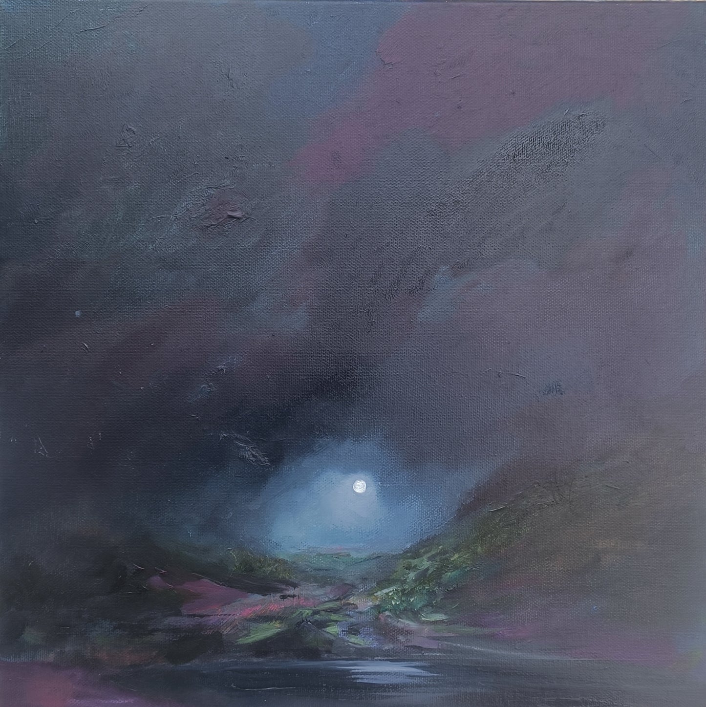 "Bay Lough by Moonlight"