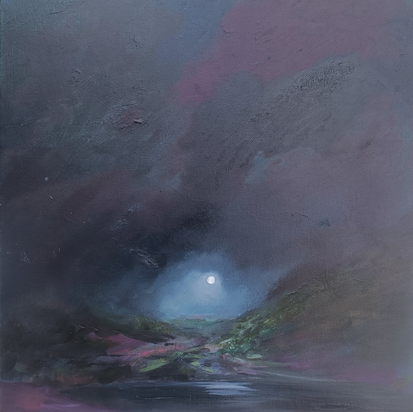 "Bay Lough by Moonlight"